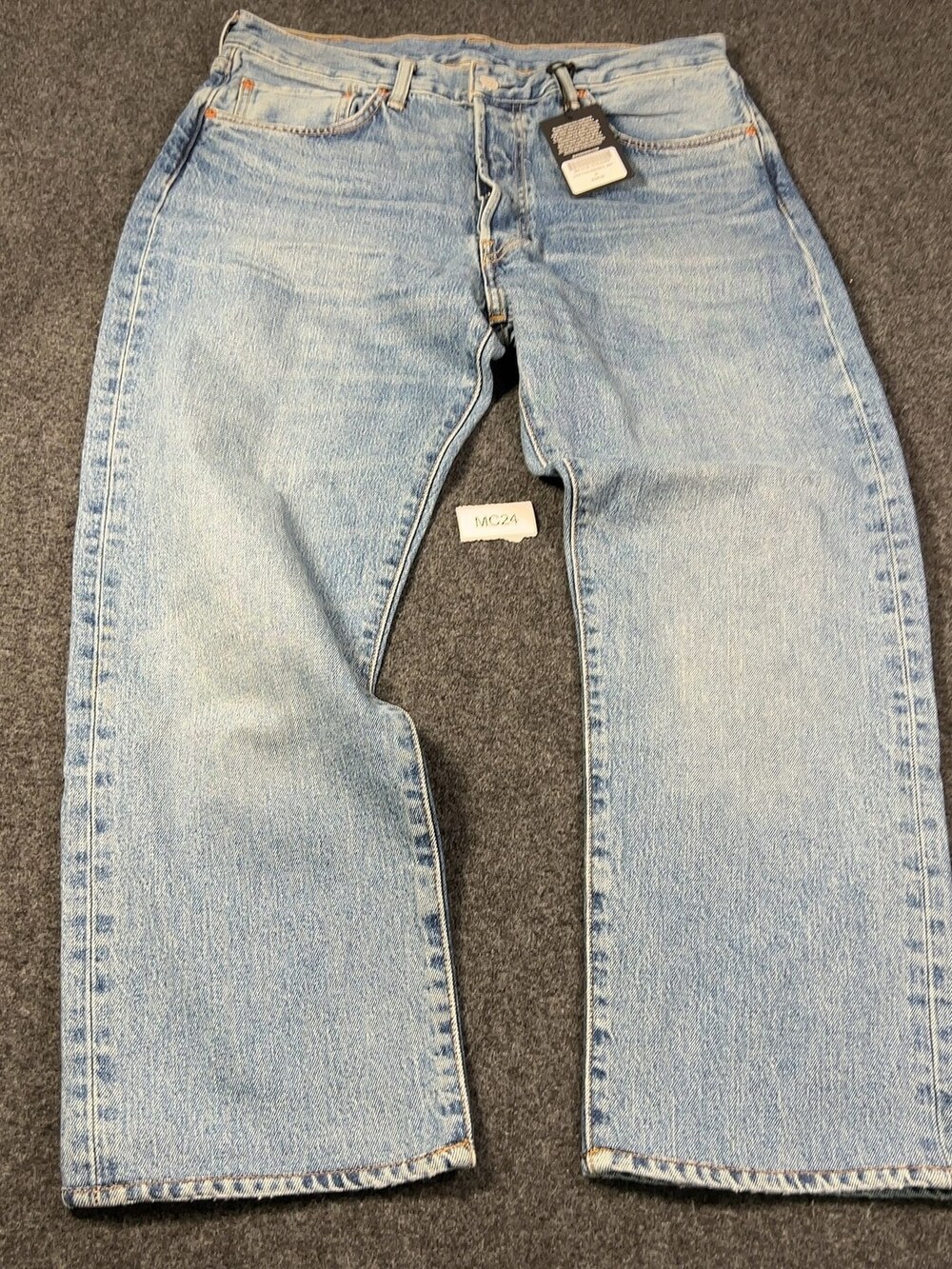 Buck Mason Ford Standard Jean Light Wash Mens Sz 32 Msrp228 [MC24] Pre-owned